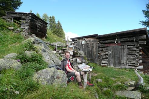 Kleine Holzhütte am Giggelberg
