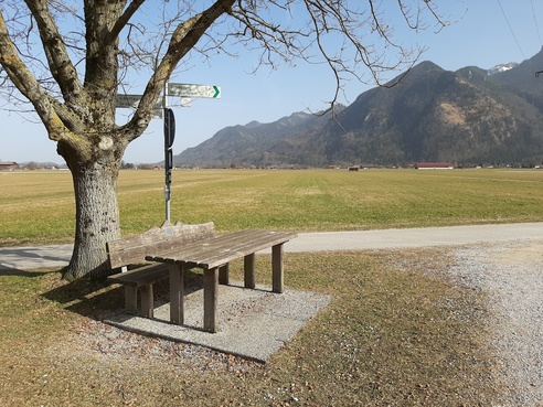 &quot;Bleischwitz-Bankerl&quot; zwischen Grassau und Marquartstein