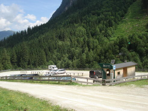 Parkplatz beim Hopfeldboden