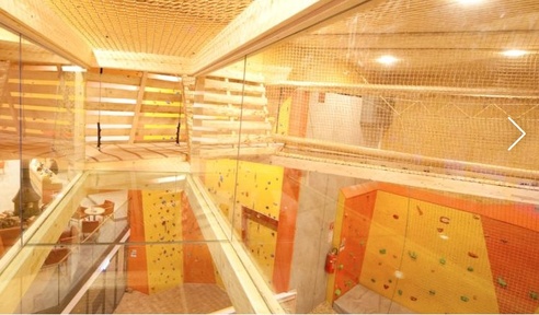 Kletterwand JUFA Hotel Montafon