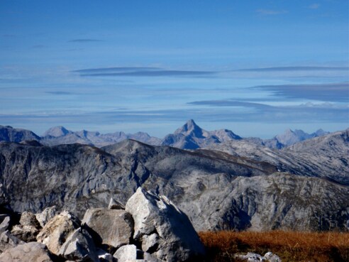 Hochkogel 2281 m mit Steinernem Meer