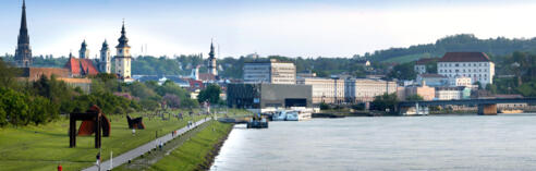 Erste Ausblicke auf Linz
