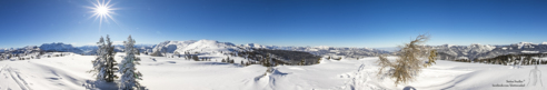 Gipfelpanorama am Markkogel