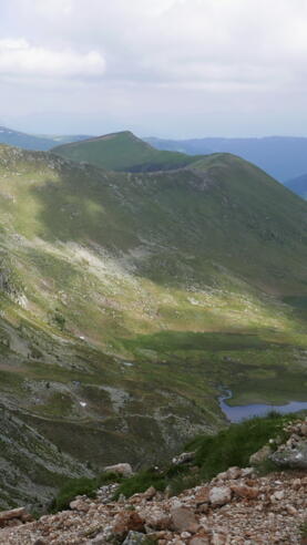 Der Sauereggnock, davor der Stubennock