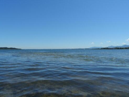 Ausblick auf Chiemsee