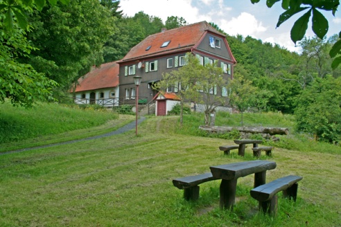 Das Schweinfurter Haus am Fuße des Gangolfsbergs bietet ideale Rastmöglichkeiten.