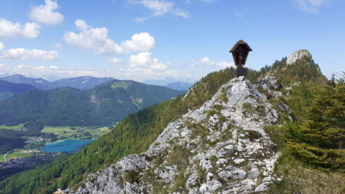 Schatzwand 1264m mit Schober 1328m und Fuschlsee
