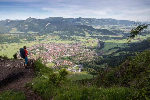 Aussichtskanzel auf dem Weg zum Schattenberg-Gipfel