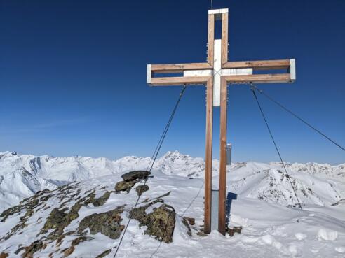 Gipfelkreuz Hinteres Kreuzjoch