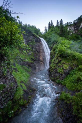 Stuibenfall auf dem Weg zur Käseralpe.