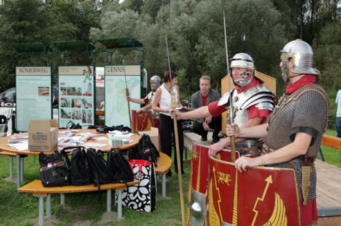 Römerradweg Rastplatz Enns / Enghagen