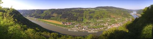 Panoramablick Engelhartszell