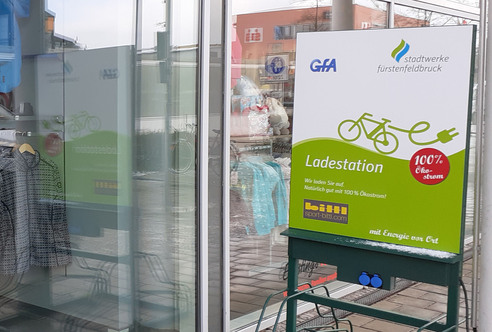 E-Bike Ladestation Sport Bittl Filiale FFB-Buchenau