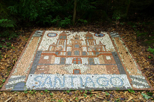 Mosaikboden - Kathedrale Santiago de Compostela