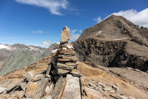 Gipfel des Schernerskopf (3033 m)
