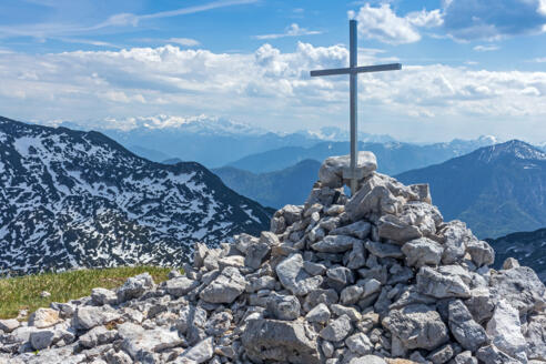 Das Gipfelkreuz am Mathiaskogel