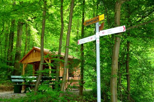 Wanderhütte am Steinbruchweg
