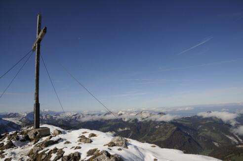 Blick vom Gipfel der Kanisfluh Richtung Norden bzw. Norwesten