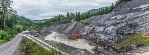 Schnepfau, Steinbruch