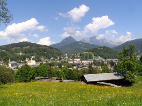 Herrlicher Ausblick auf Berchtesgaden