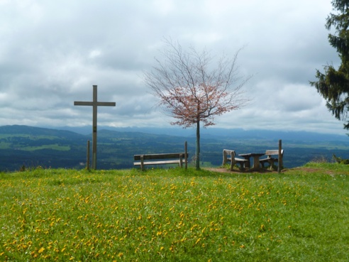 Der Panorama-Rastplatz auf dem Buffernandl.