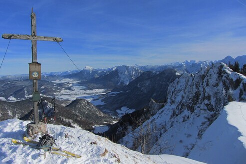 Gipfelblick auf der Haaralmschneid Richtung Osten / Ruhpolding
