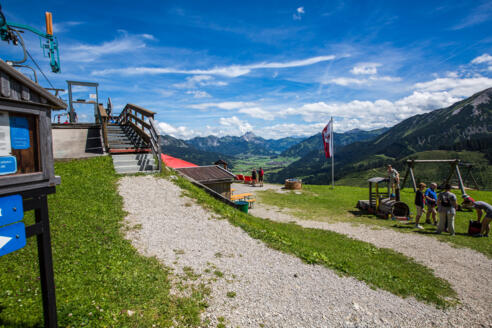 Gipfelstation Wannenjochbahn