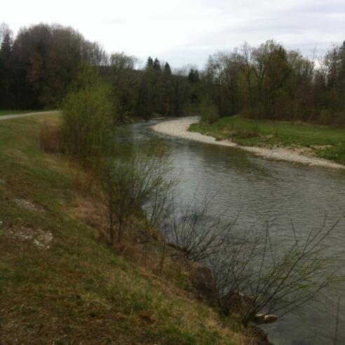 An der Ammer gibt es wunderschöne Rastplätze