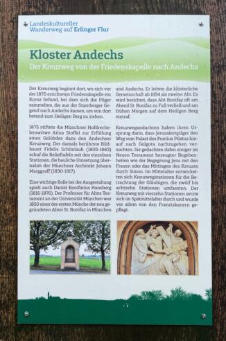 Kreuzweg vor Andechs (Infotafel)