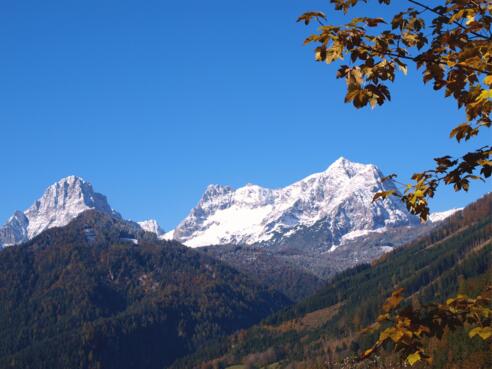 Stodertaler Aussichtsplattform 810 m mit Spitzmauer und Priel