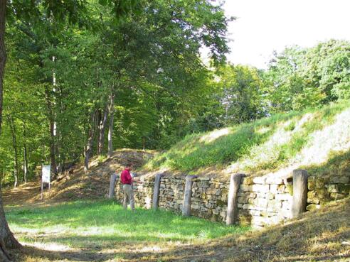Am keltischen Oppidum