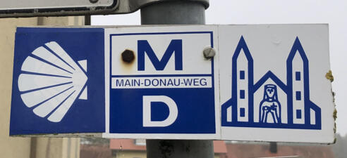 Dippach - Wegweiser Kunigunden und Jakobusweg
