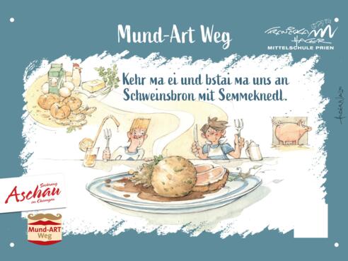 Mund-Art Weg Semmeknedl