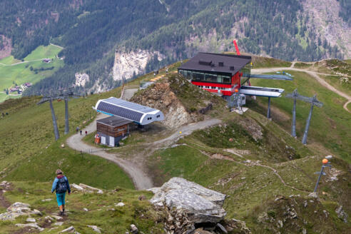 Bergbahnen Kals-Matrei, Adler Lounge und Cimaross-Bergstation.