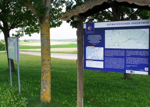 Infotafel - Ostbayerischer Jakobsweg