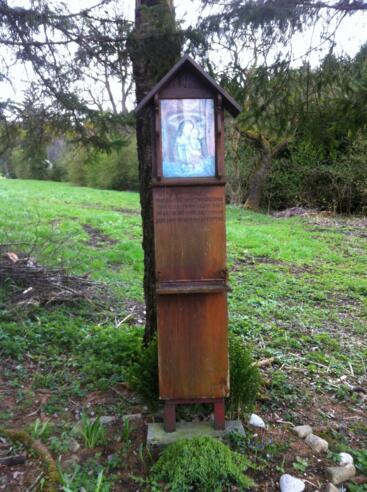 Wegkreuz an der Ammer