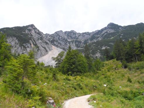Schöne Aussicht auf den Plassen