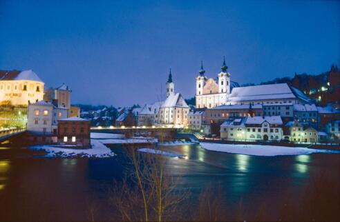 Zusammenfluss Steyr