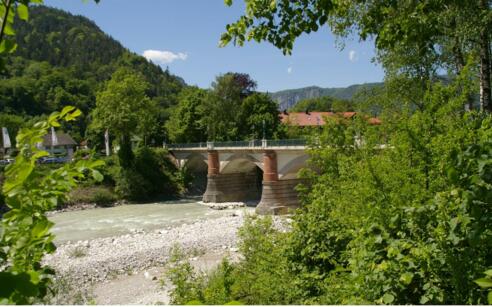 Luitpoldbrücke Bad Reichenhall Kirchberg