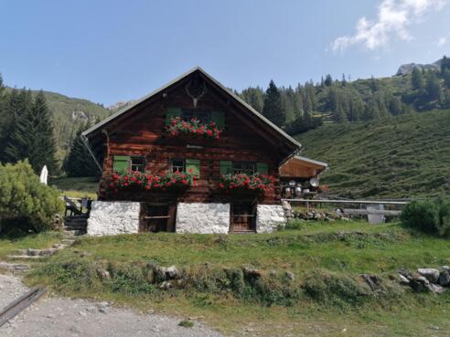 Fluchtalpe Mittelberg Sommer