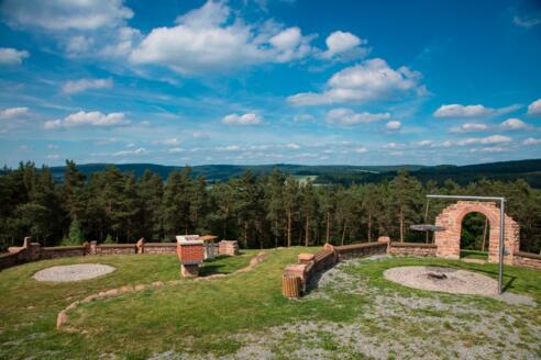 Ausblick von der Freizeitanlage