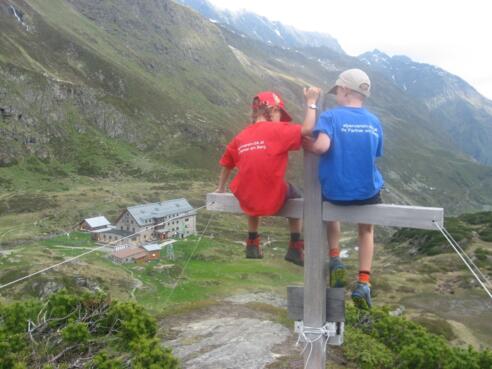 Der Kindergipfel der Franz Senn Hütte