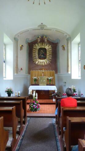 In der Kapelle von Maria Hilf