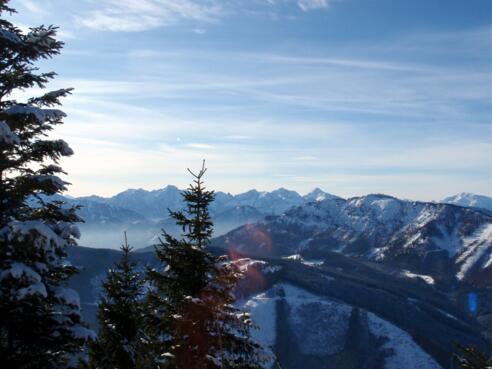 Kühberg 1415m, Blick nach Westem