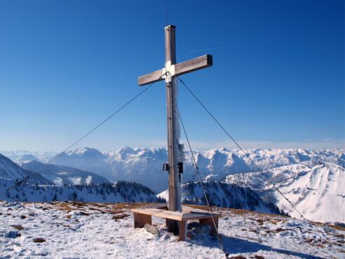 Hoher Zinken, Gipfelkreuz 1764m