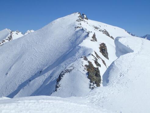 Romatenspitze und westlicher Vorgipfel vom Ebeneck aus gesehen