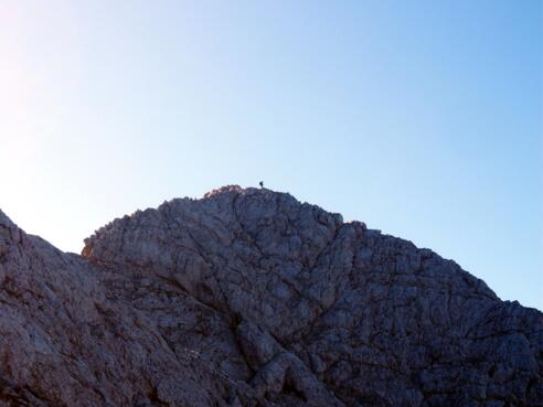 Kleinkalter 2513m, Nordgratanstieg