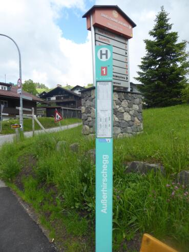 Haltestelle Außerhirschegg