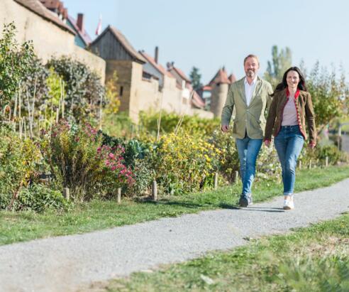 Entlang der Stadtmauer Mainbernheim