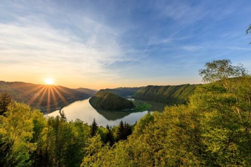 Blick auf Kalvarienberg